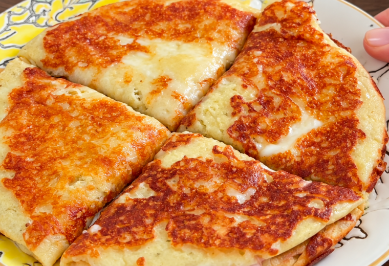 Frittata con fiocchi d’avena, yogurt e mozzarella