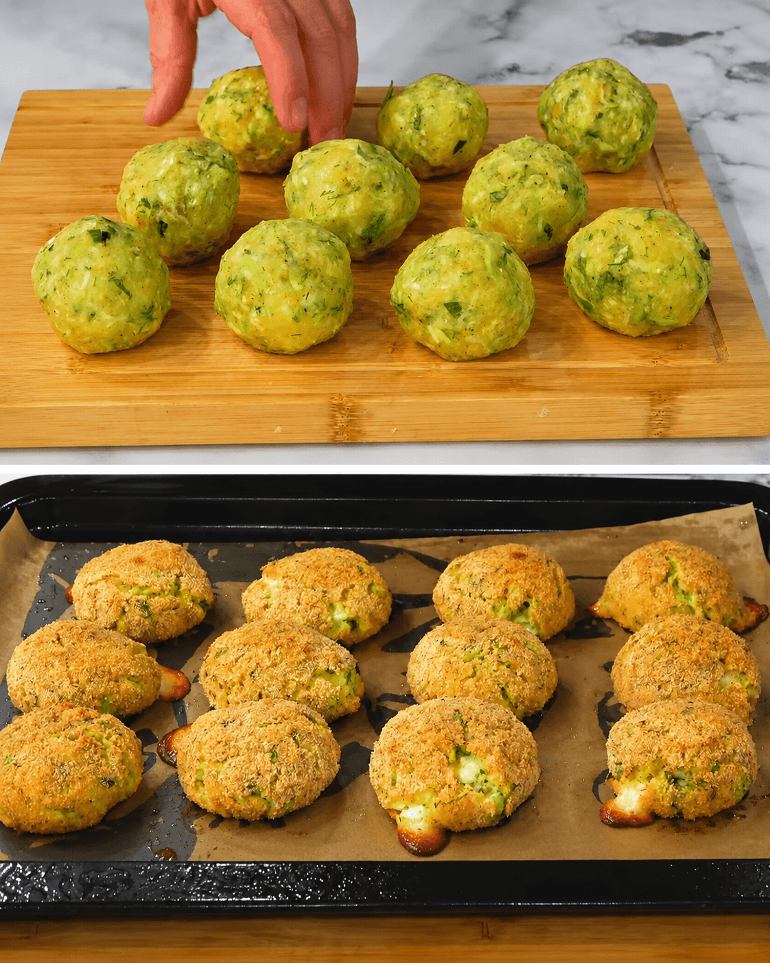 Polpette di zucchine e patate