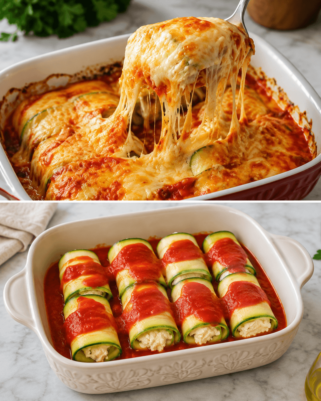 Involtini di zucchine