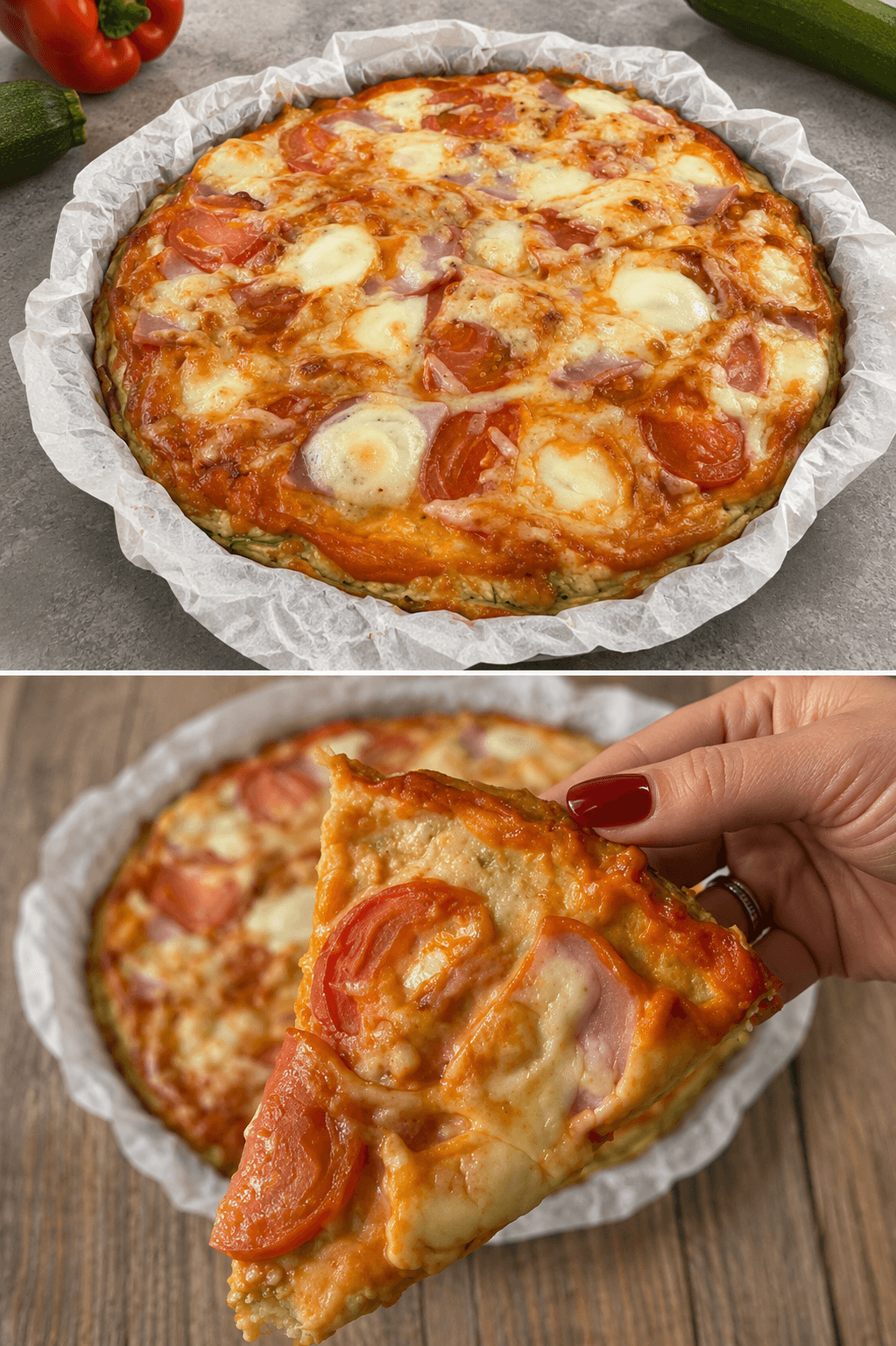 Pizza di zucchine