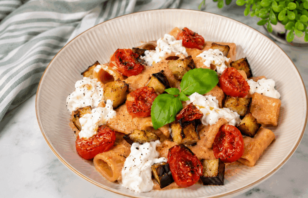 Questa pasta con melanzane e pomodorini è venuta proprio bene, mi hanno fatto tutti i complimenti e me l’hanno richiesta per domani!