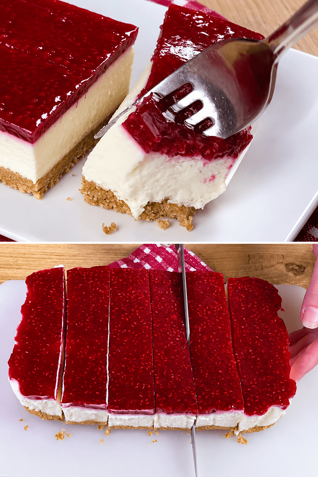 Cheesecake ai lamponi