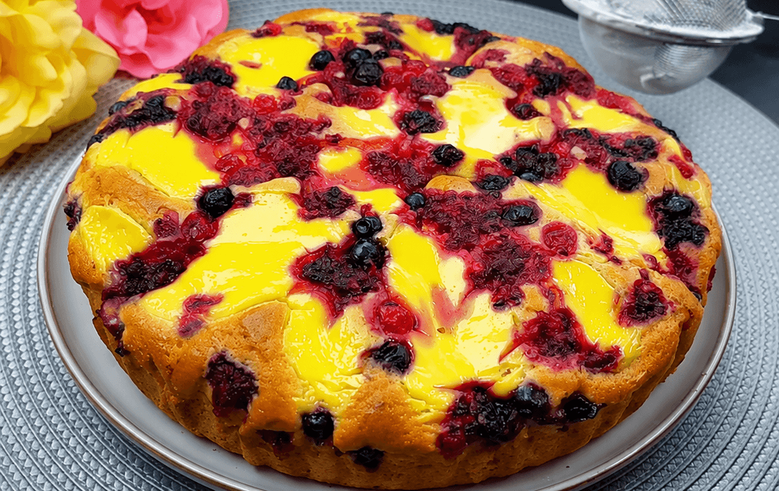 Cheesecake francese ai frutti di bosco