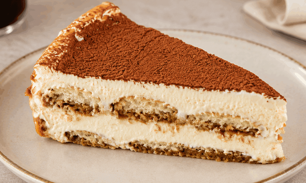 Siccome non posso mangiare dolci troppo calorici, la mia torta fredda al caffè l’ho fatta così stavolta senza panna e né mascarpone: quasi non si nota la differenza!