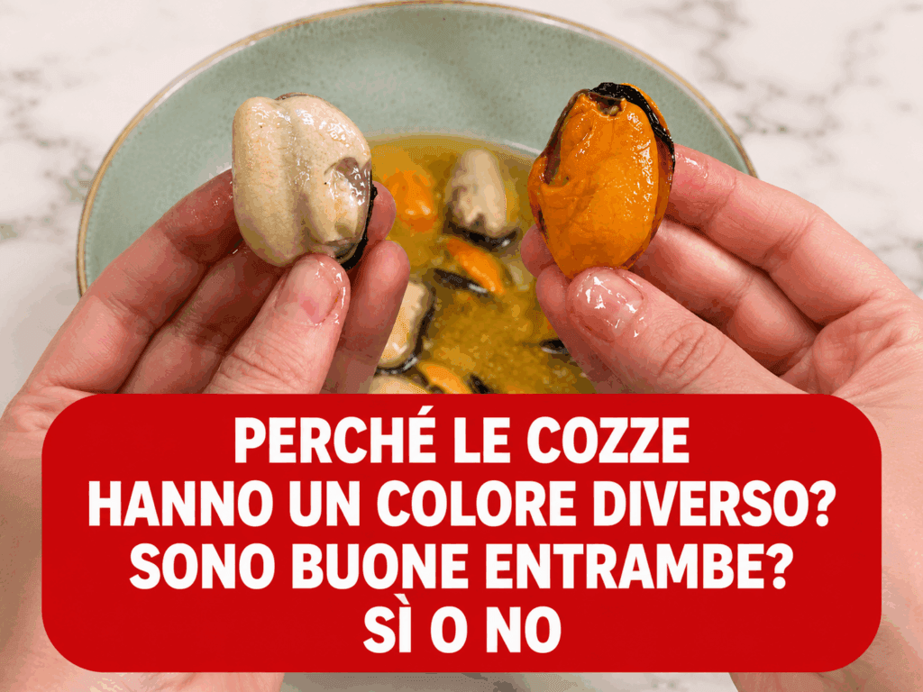 Cozze arancioni o cozze bianche? La prossima volta che le cucini guarda il colore: sono una nutrizionista e ti spiego perché!