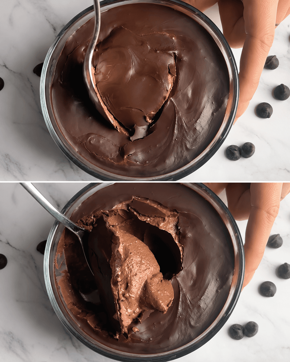 Mousse proteica al cioccolato