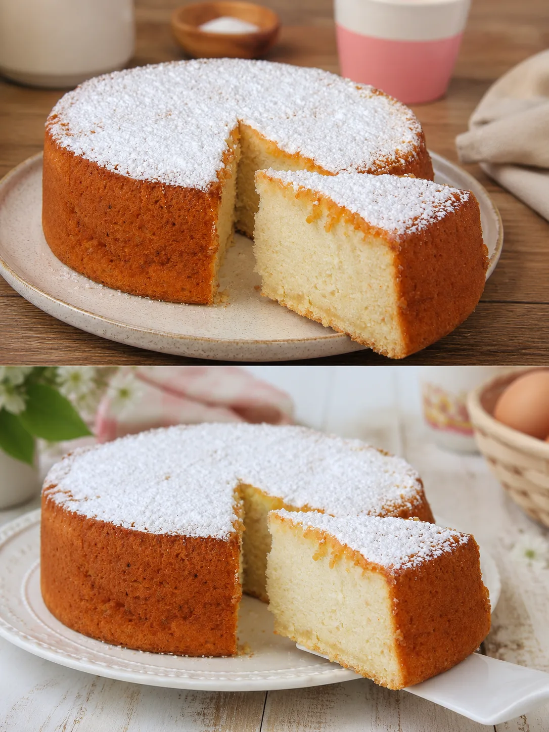 gâteau aux blancs d'œufs et au yaourt