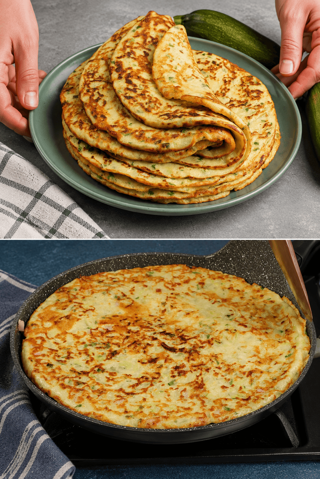 Piadine di zucchine