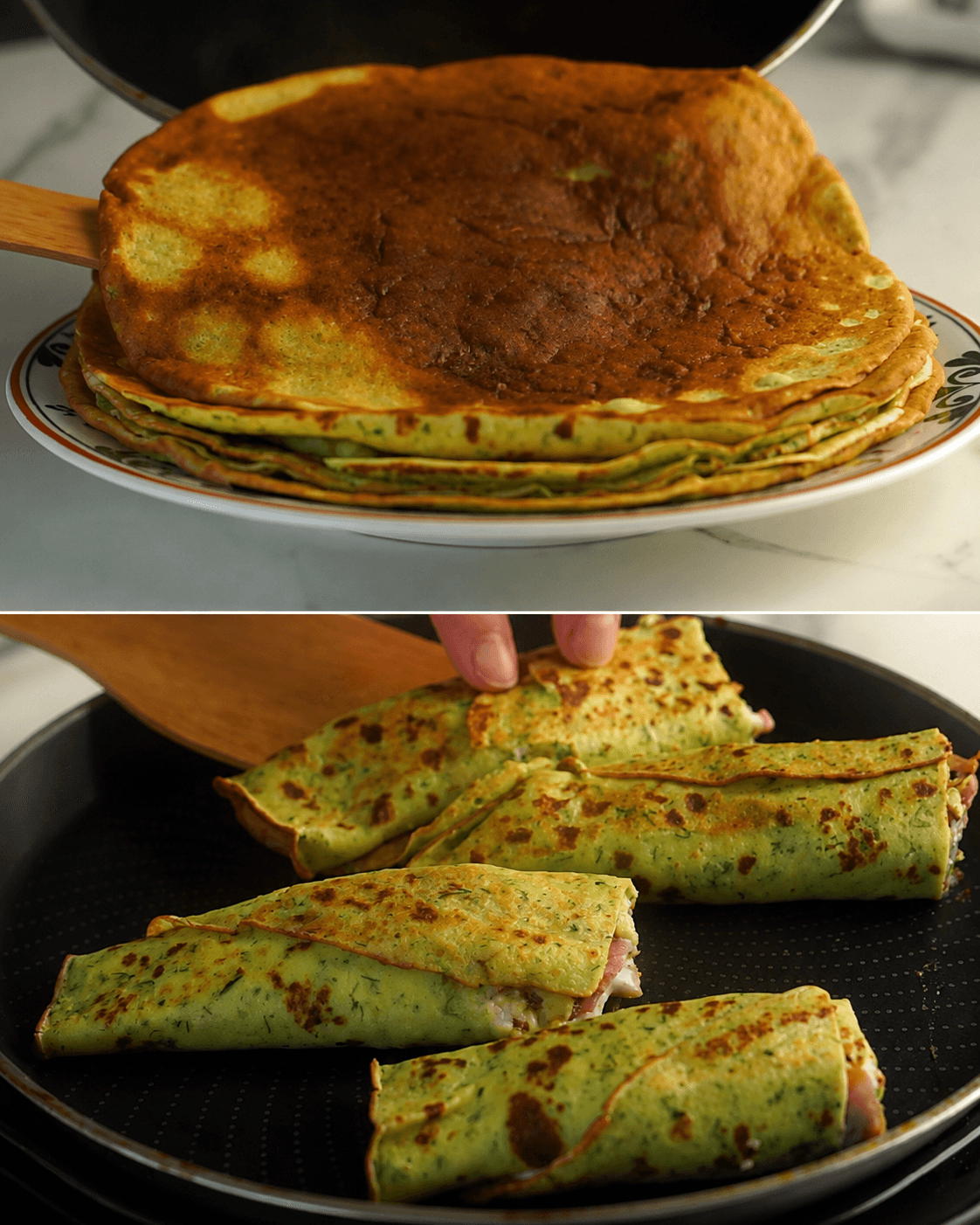 Crepes di zucchine