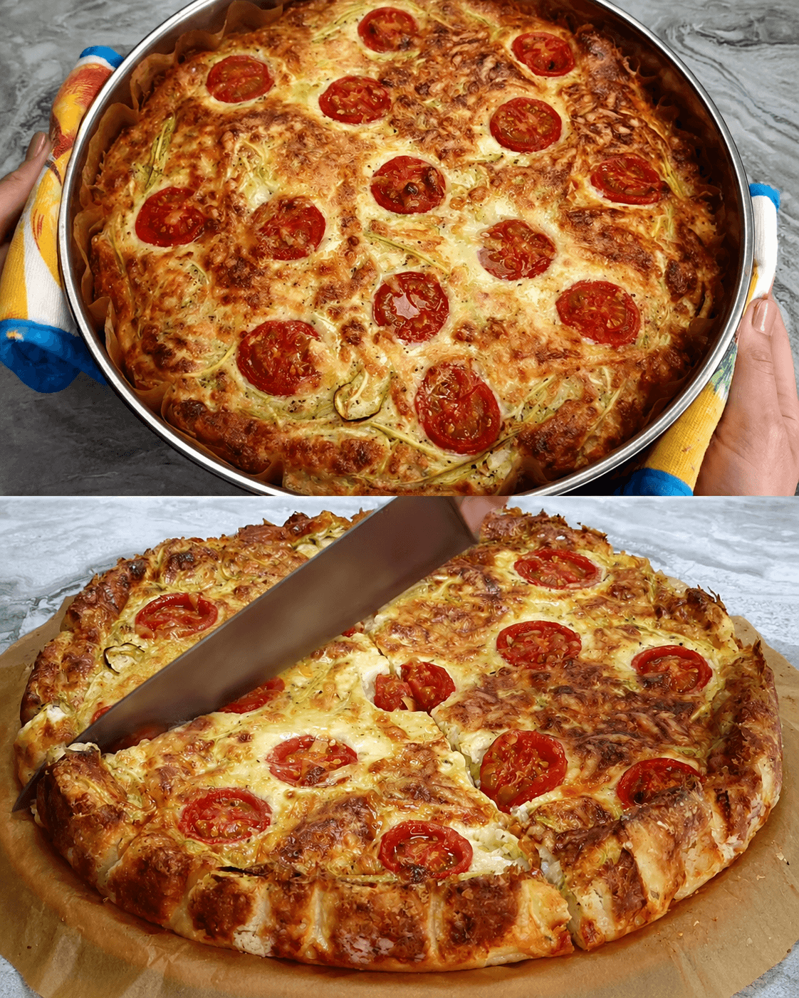 Pizza di zucchine