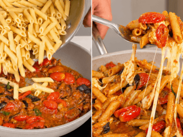 Pasta con le melanzane