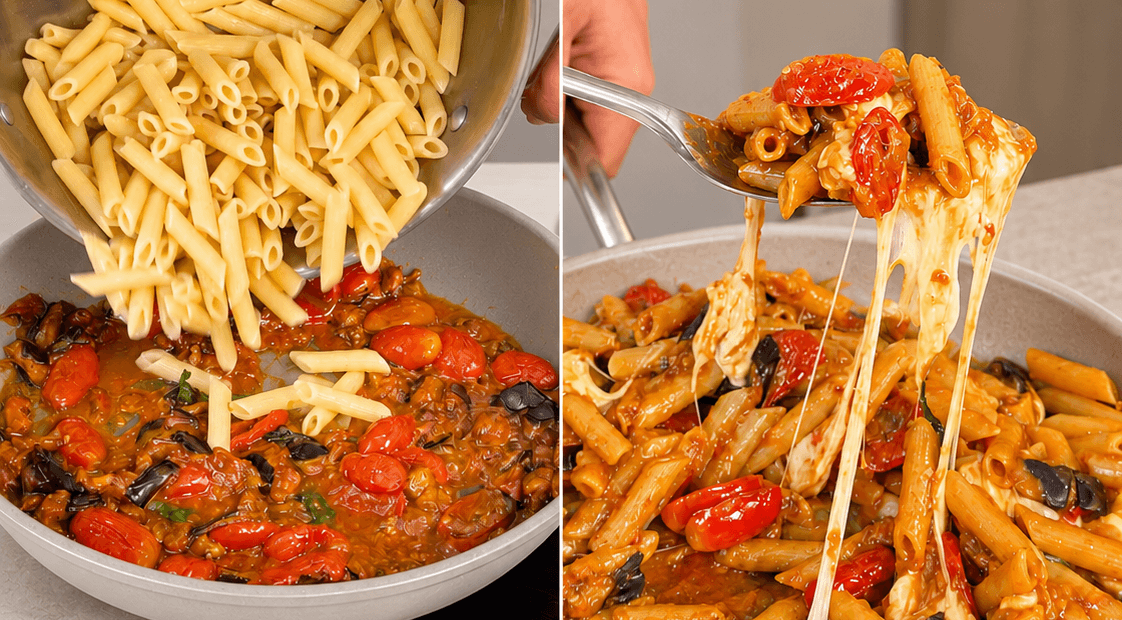 Pasta con le melanzane