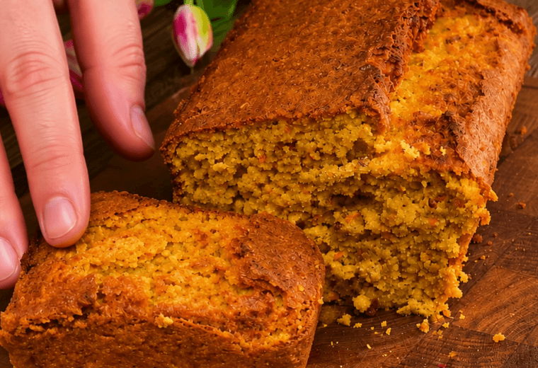 Torta d’avena, arancia e carote