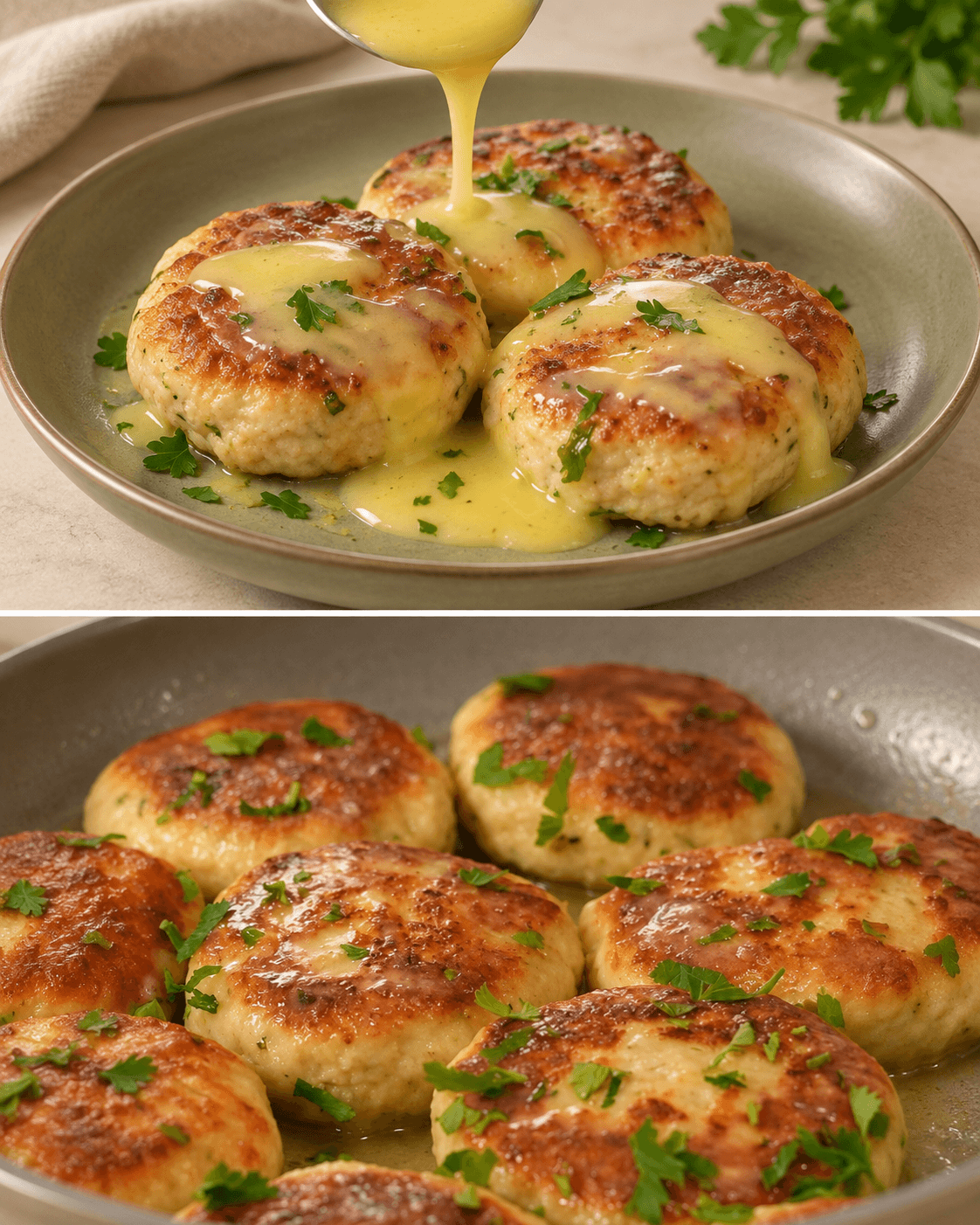 Polpette di pollo al limone
