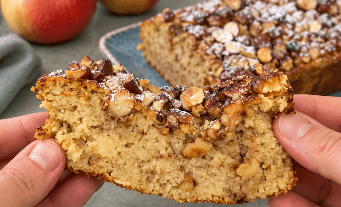 Torta di mele e avena
