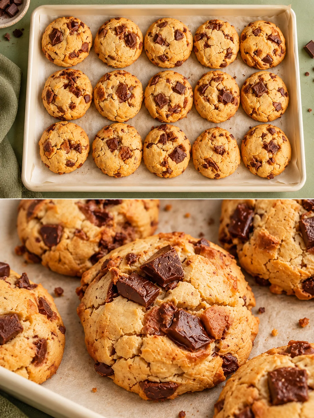 biscuits à la citrouille et au chocolat