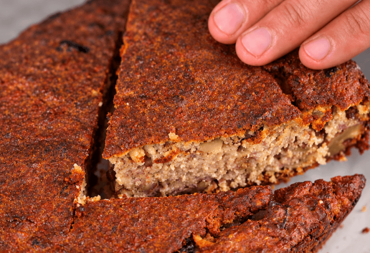 Torta d’avena, yogurt e mele