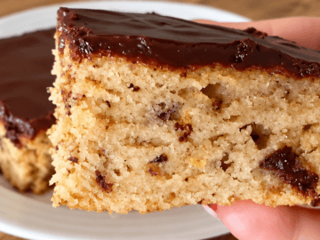 Torta banana e cioccolato