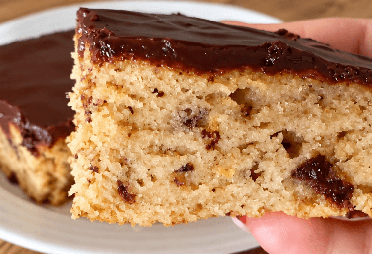 Torta banana e cioccolato