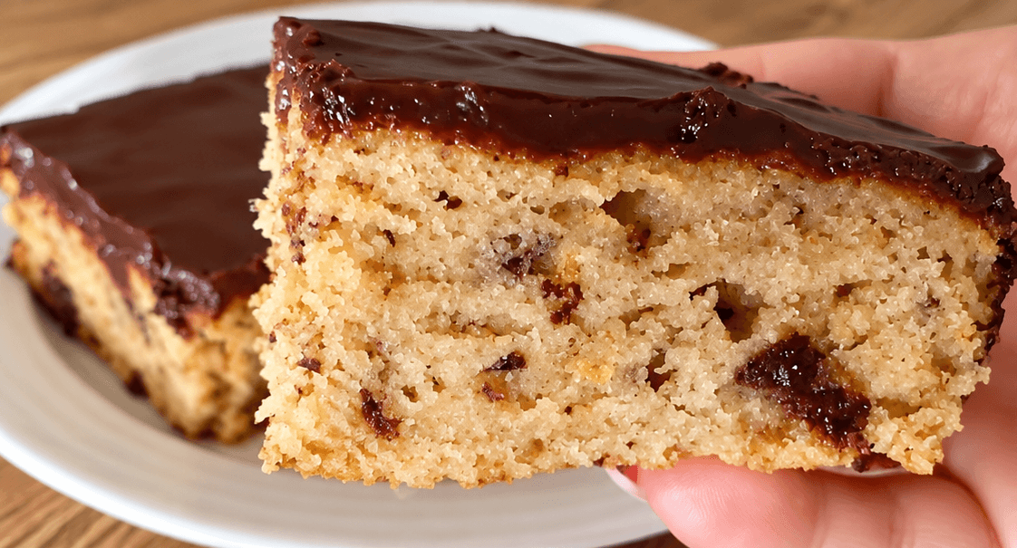 Torta banana e cioccolato