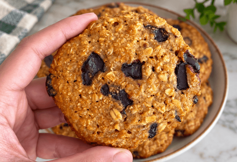 Biscotti con fiocchi d’avena e arachidi