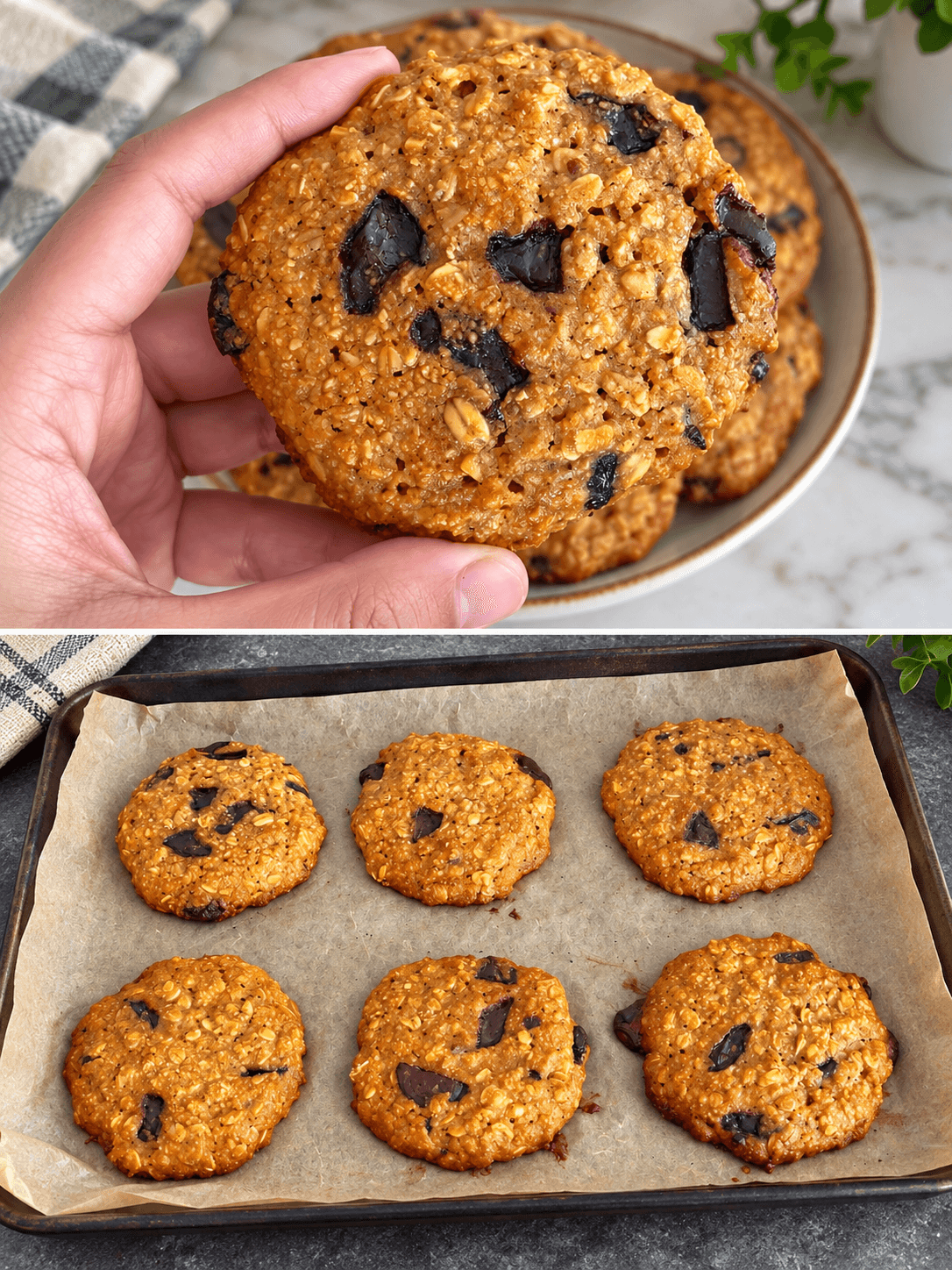 Biscotti con fiocchi d’avena e arachidi