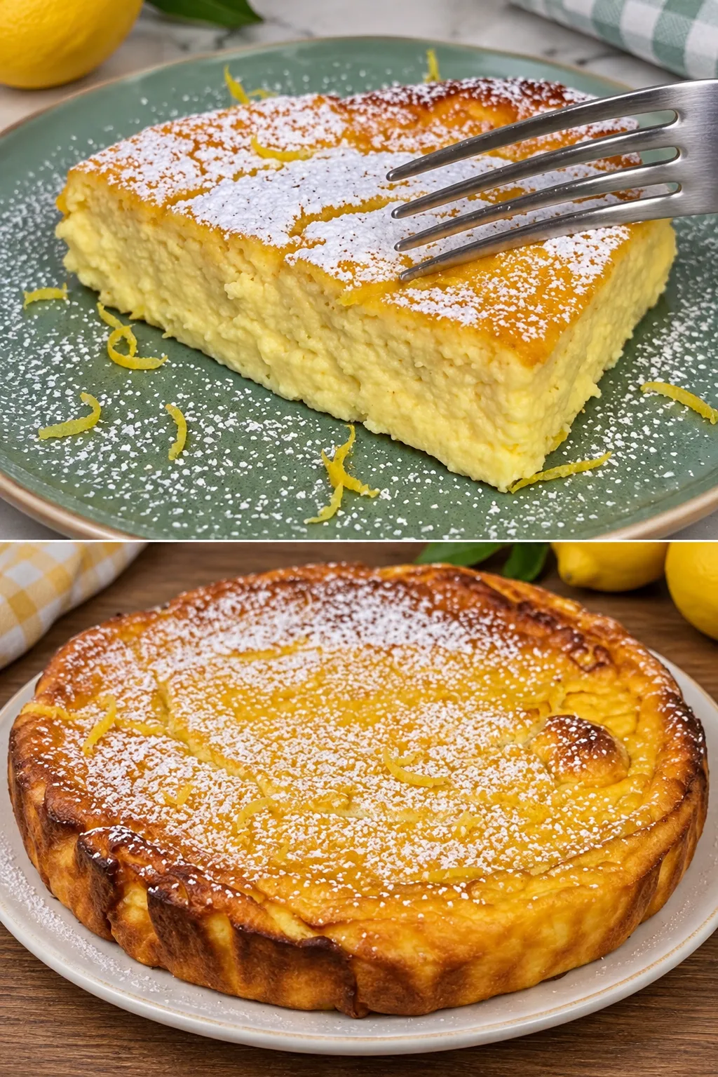 gâteau aux pommes et à la ricotta
