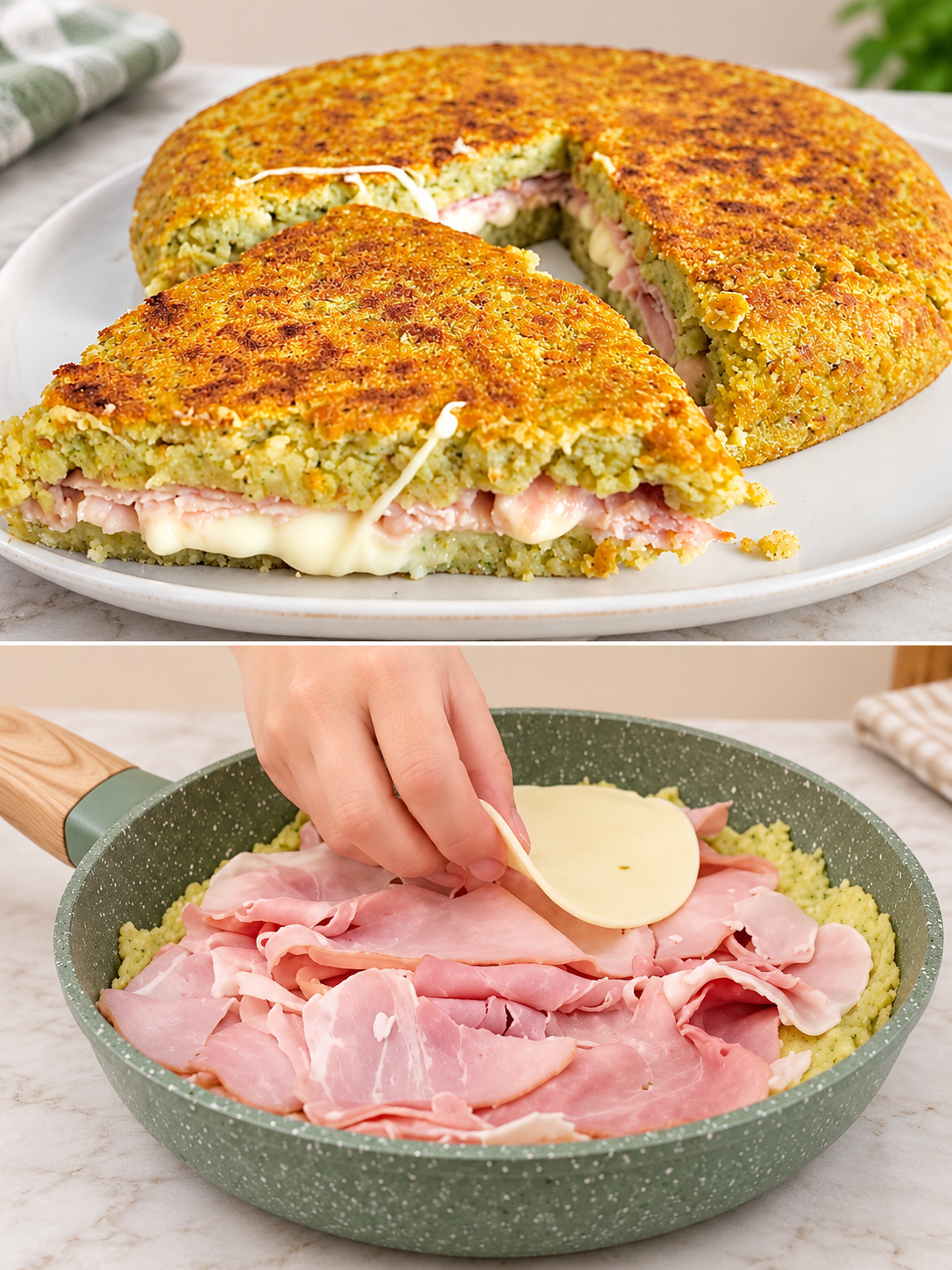 Sformato di broccoli e patate