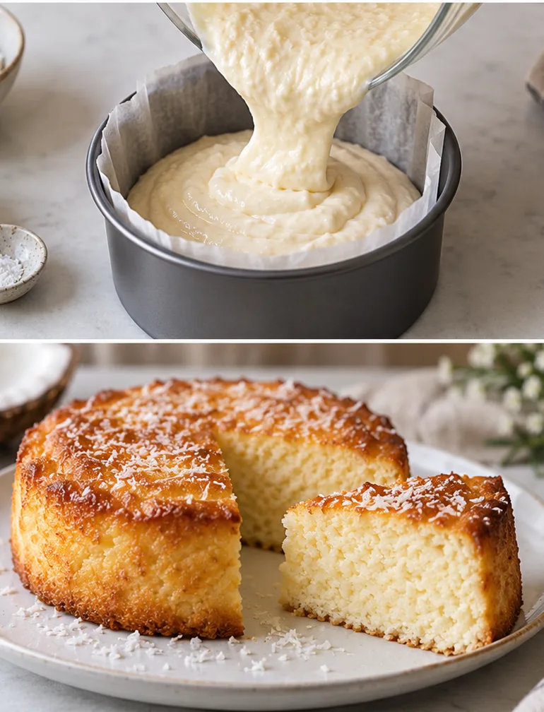 gâteau à la noix de coco et au yaourt