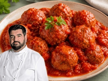 Polpette di carne al sugo di Antonino Cannavacciuolo