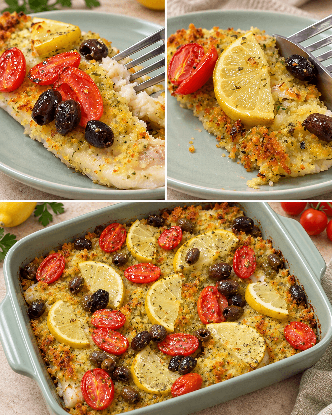 Merluzzo gratinato