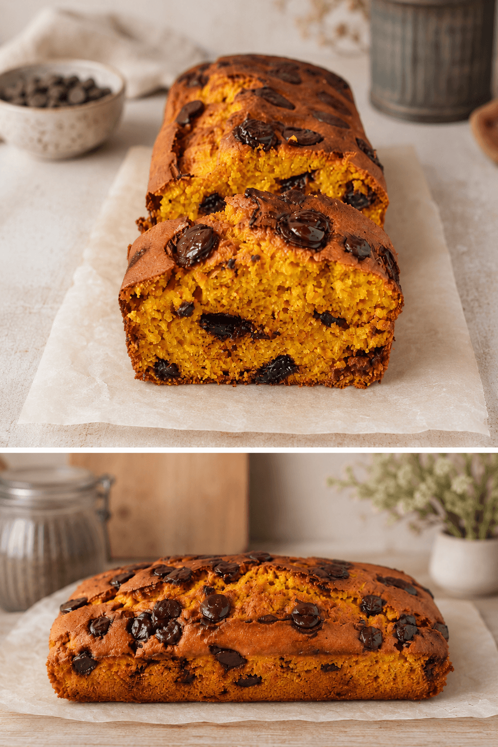 Plumcake zucca e cioccolato
