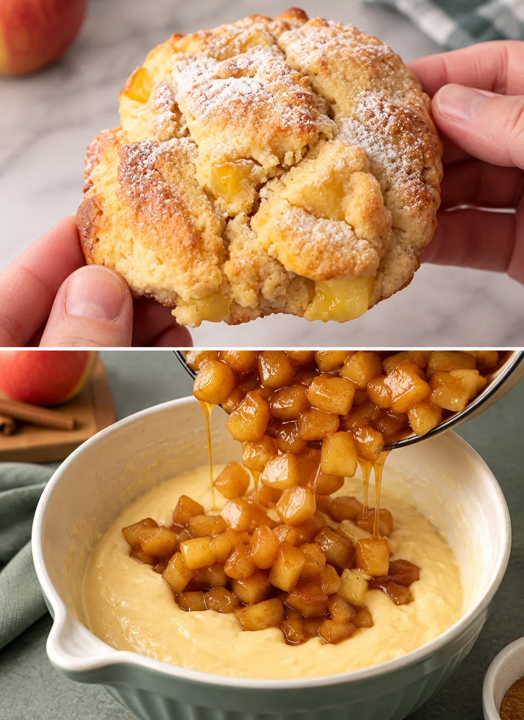 Biscuits moelleux aux pommes