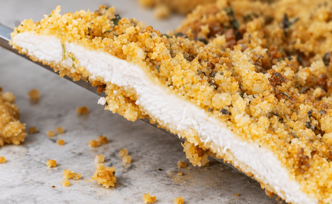 Pollo croccante al forno