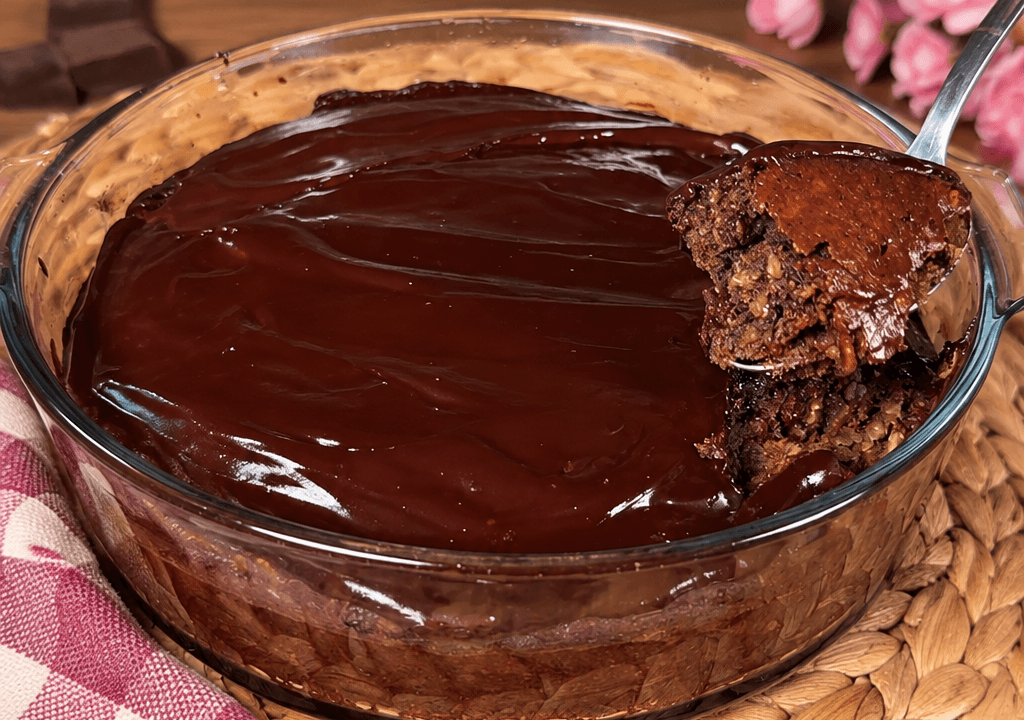 Torta banane e cioccolato con avena