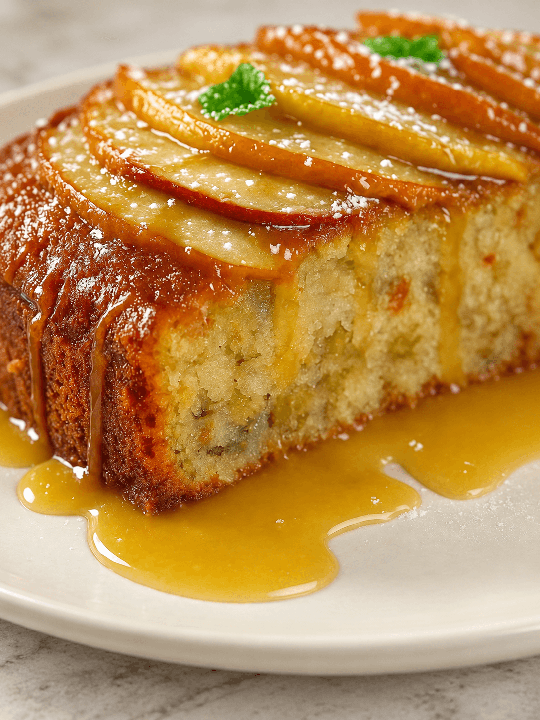 Torta di mele e arancia