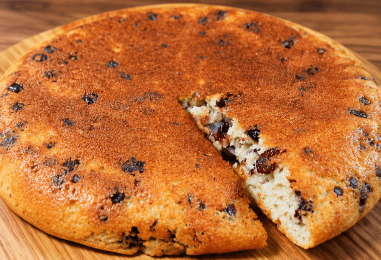 Torta alle banane in padella