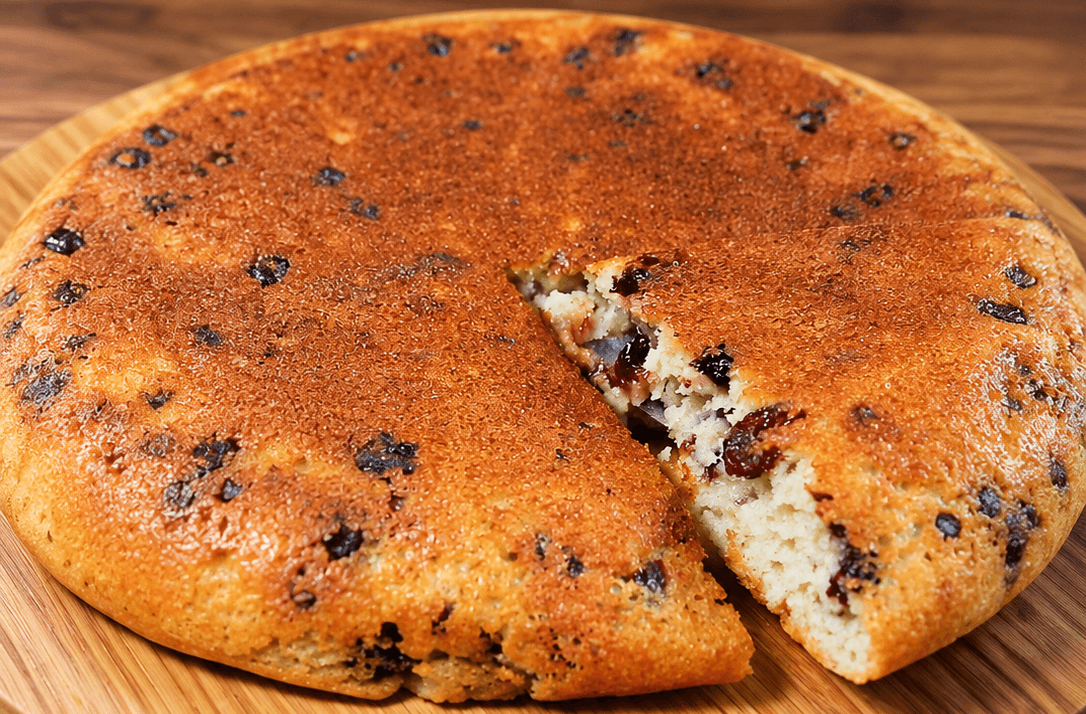 Torta alle banane in padella