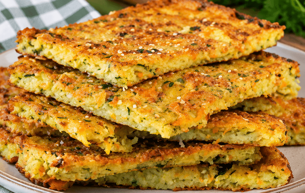 Schiacciata croccante di verdure