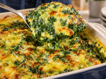 Pasticcio di spinaci e patate