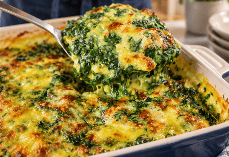 Pasticcio di spinaci e patate