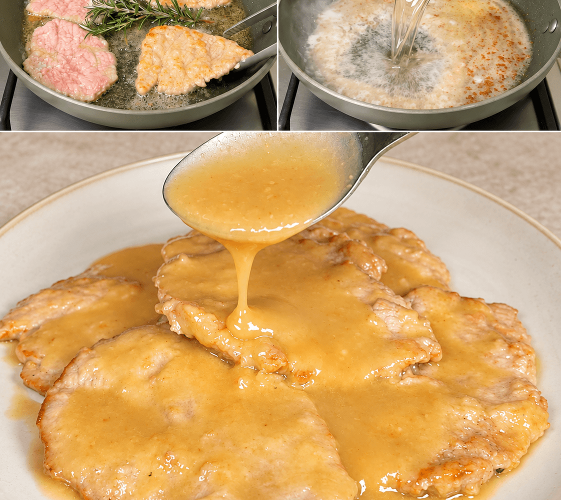 Scaloppine al vino bianco