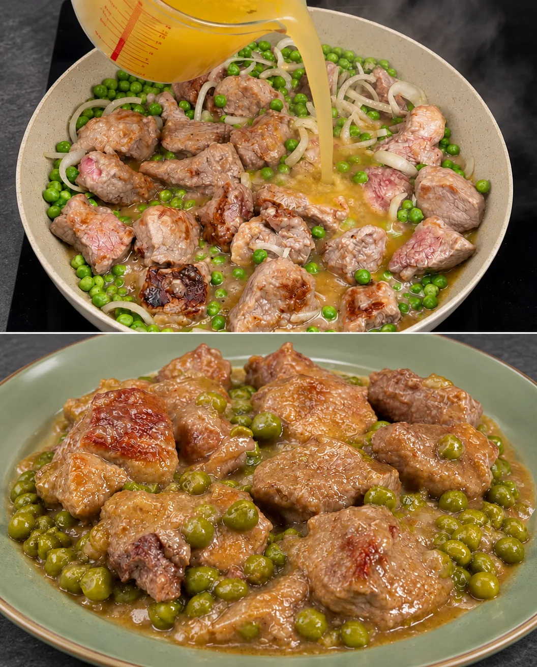 Ragoût de veau aux petits pois