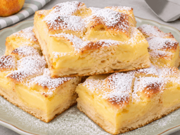 Torta di mele e crema