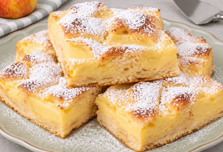 Torta di mele e crema