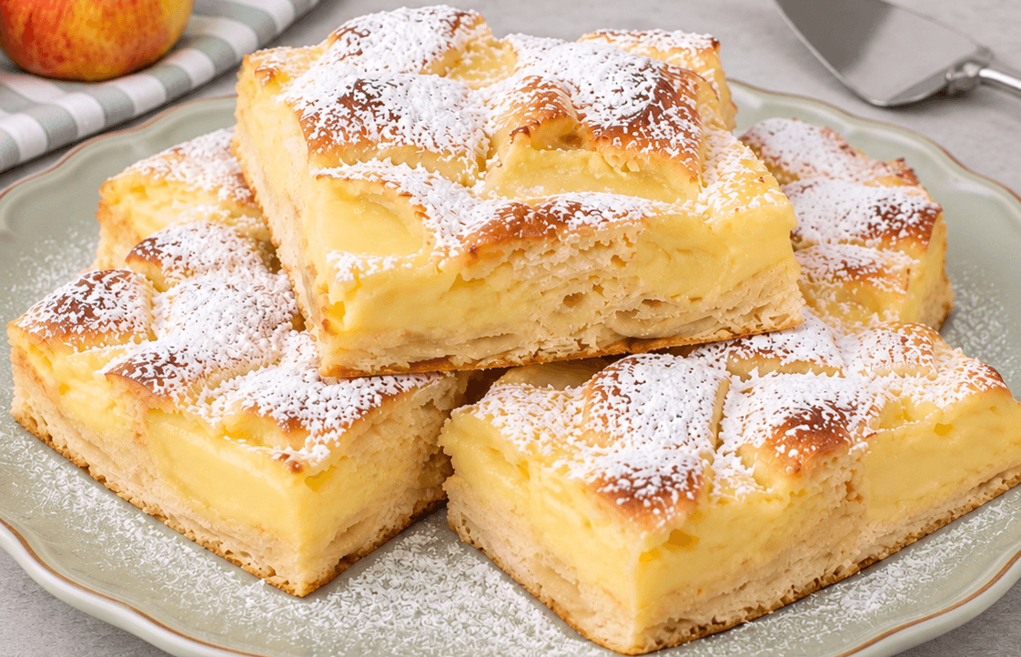Torta di mele e crema