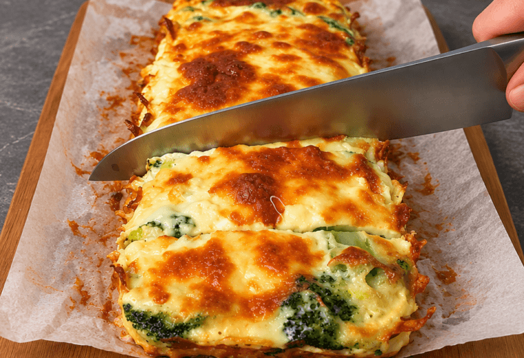 Sformato di broccoli, uova e mozzarella