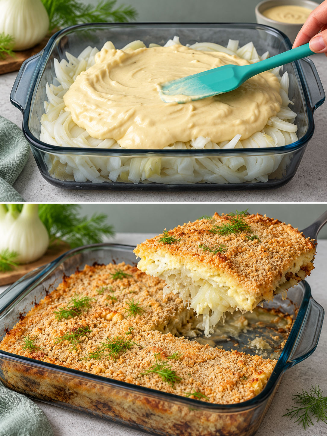 Finocchi gratinati