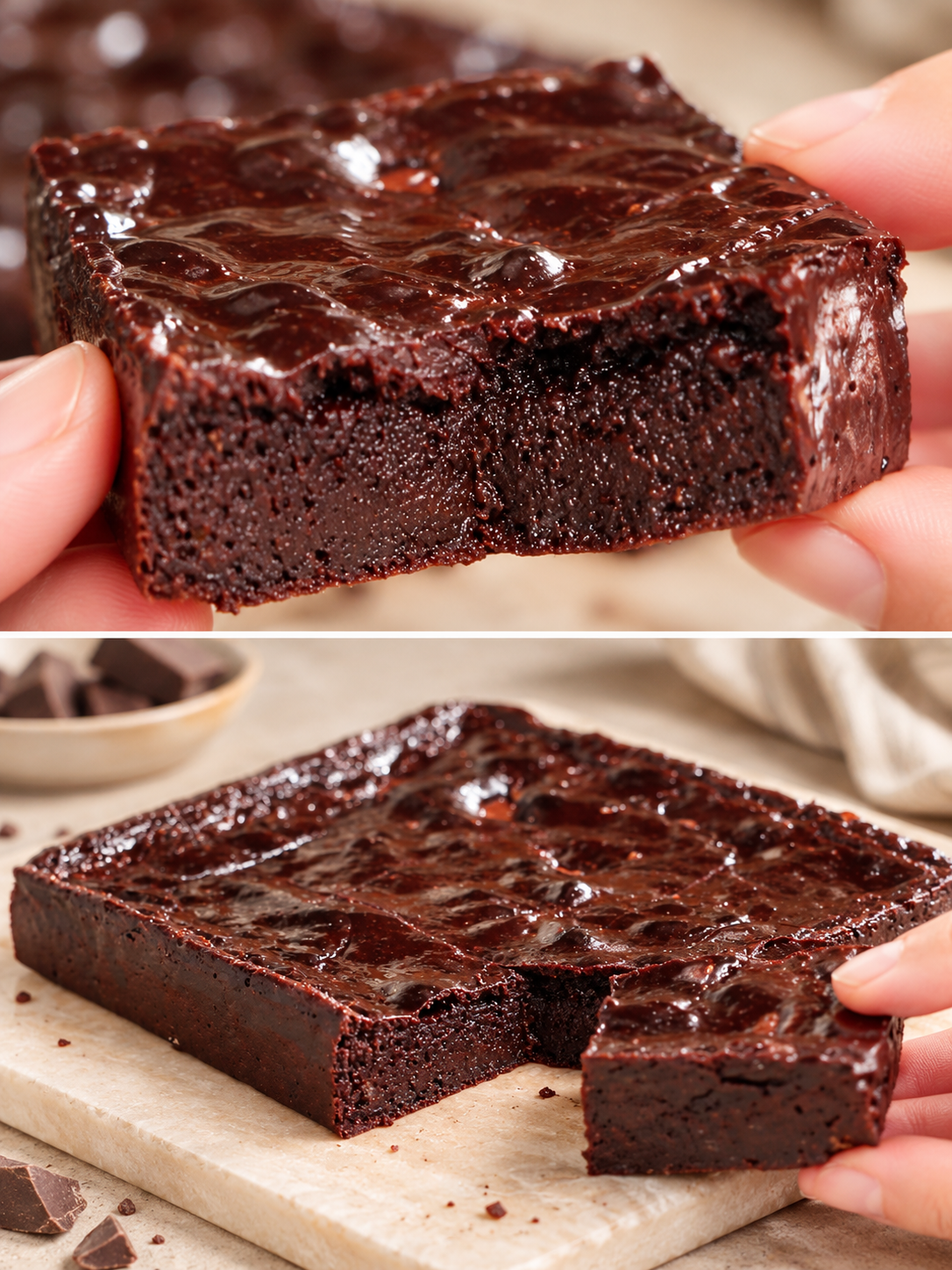 Brownie al cioccolato senza farina