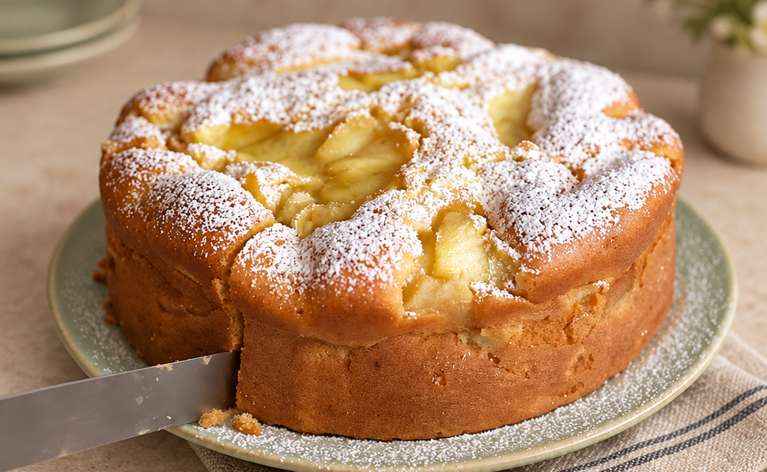 Torta di mele senza burro